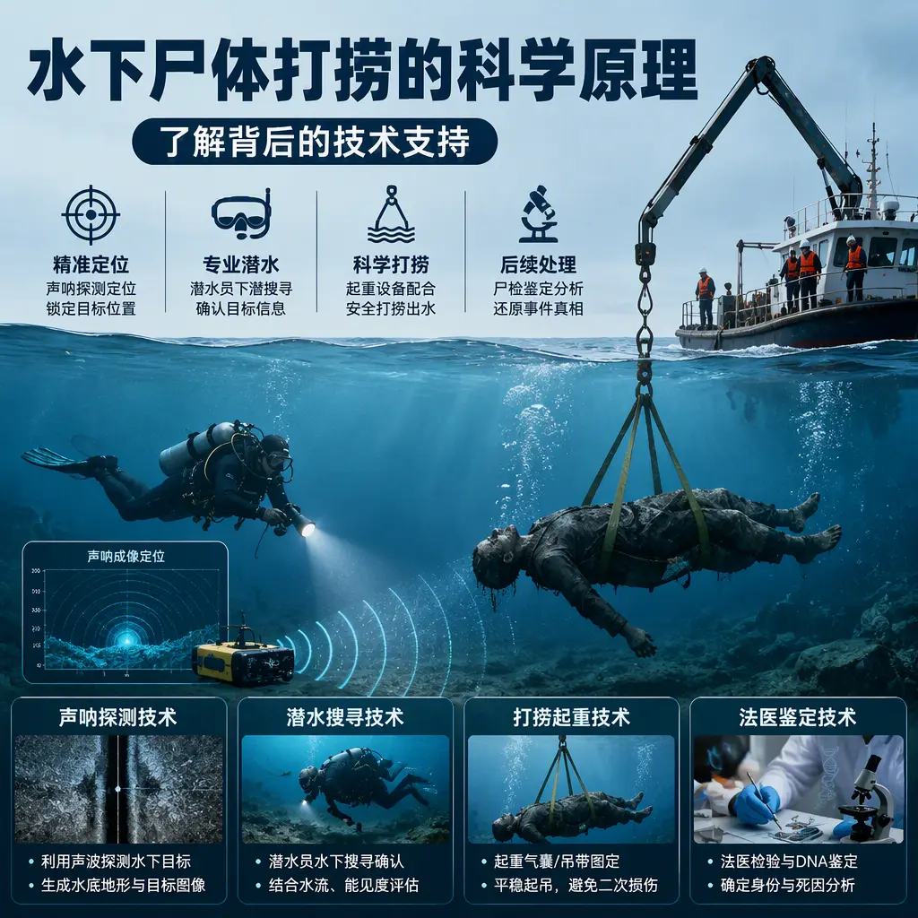莫力达瓦水下尸体打捞的科学原理,了解背后的技术支持