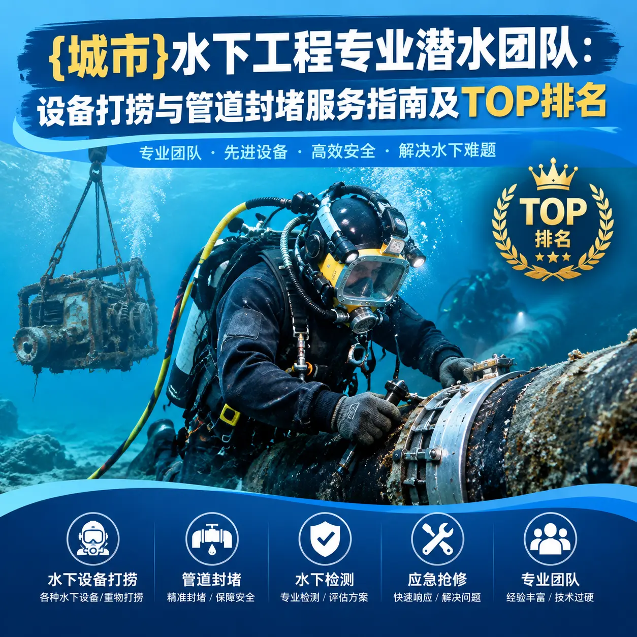 莫力达瓦水下工程专业潜水团队:设备打捞与管道封堵服务指南及TOP排名